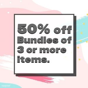 50% OFF BUNDLES